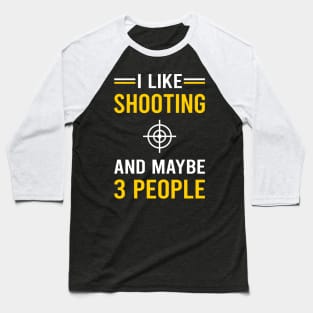 3 People Shooting Baseball T-Shirt